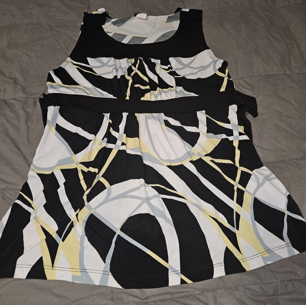Agenda tank top with tie back